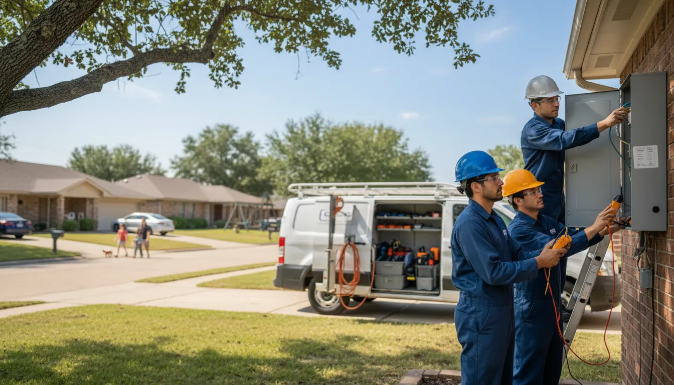 Certified electrician providing emergency electrical services in Deweyville, TX